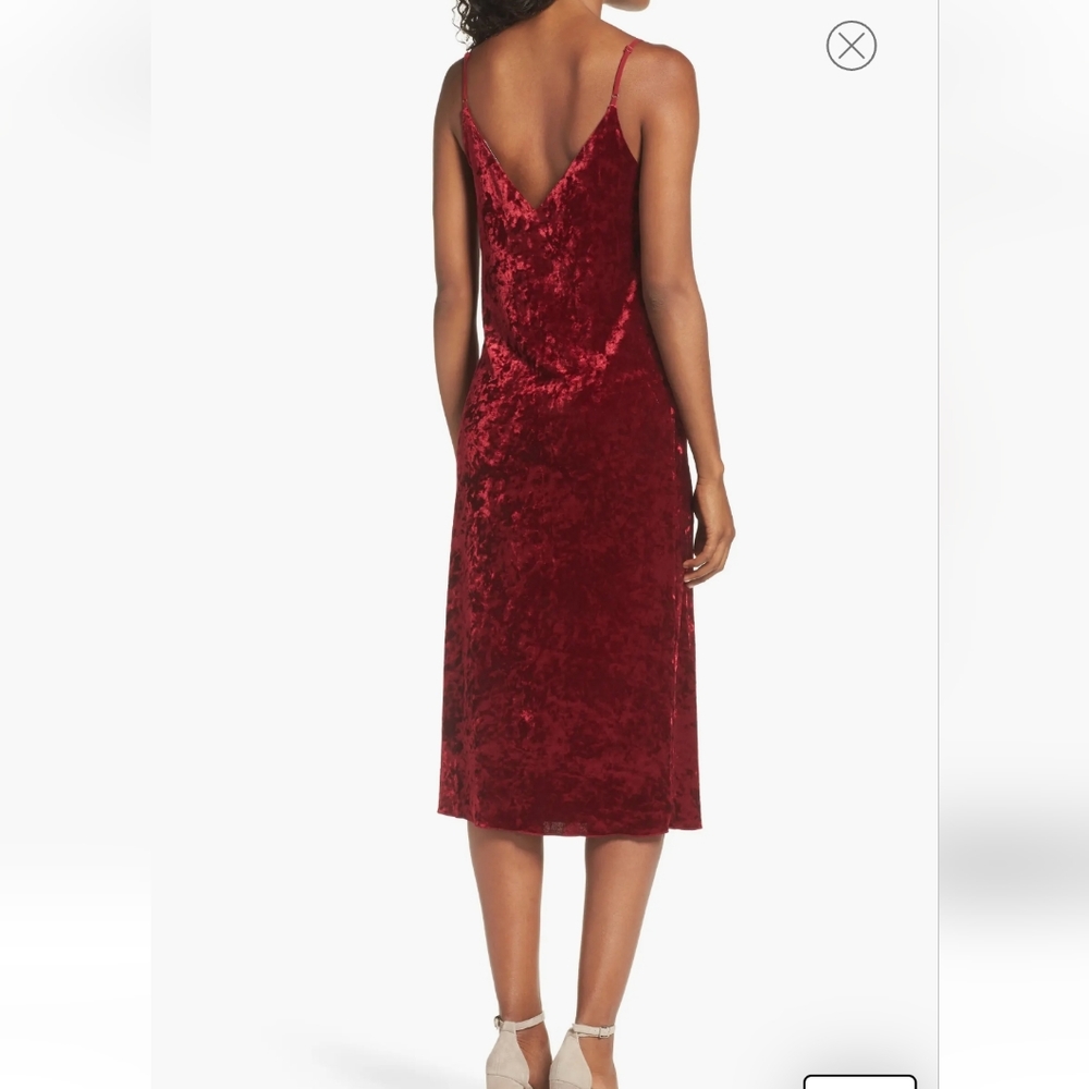 NSR Velvet Midi Slipdress - Picture 9 of 11